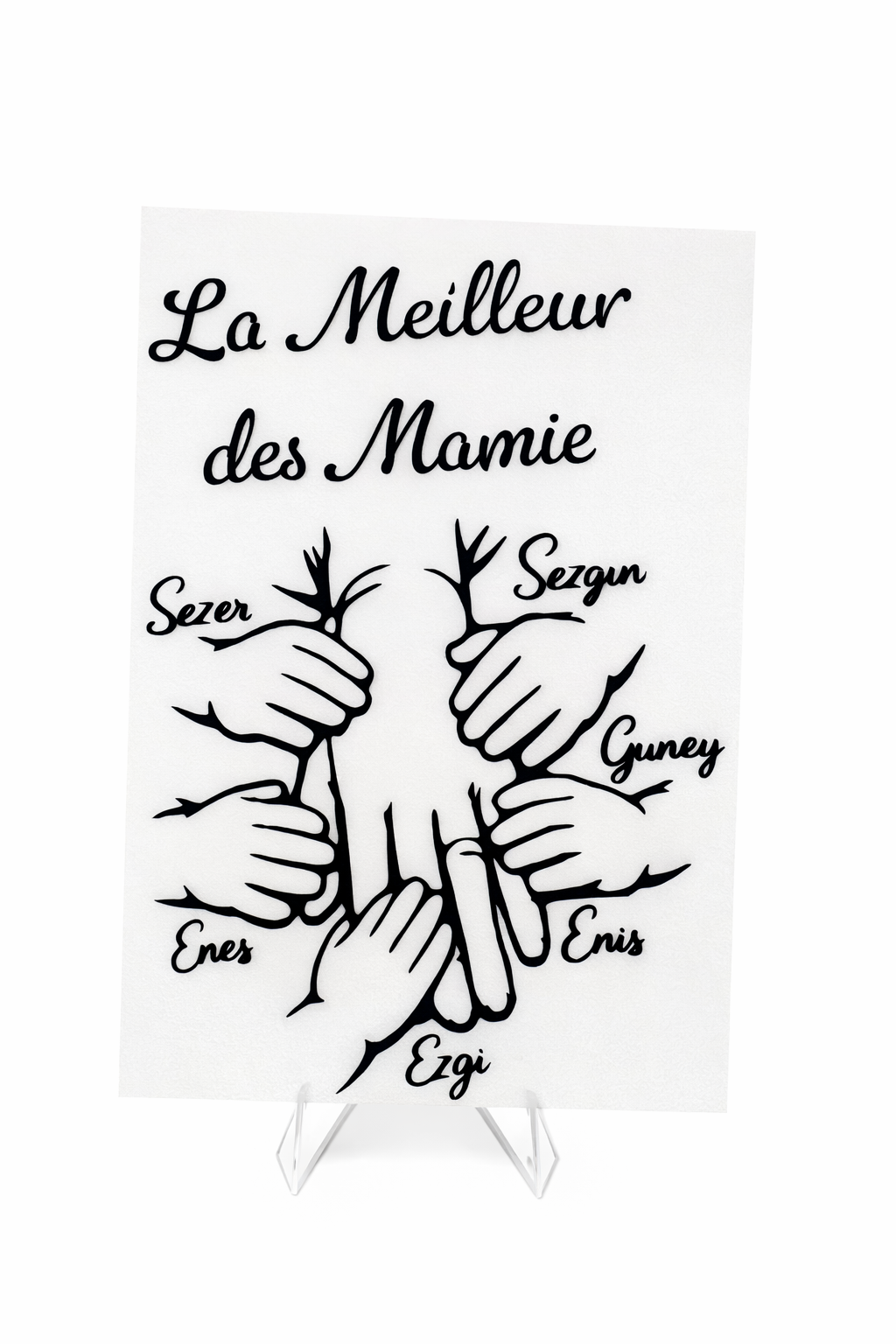 Plexiglas personnalisable