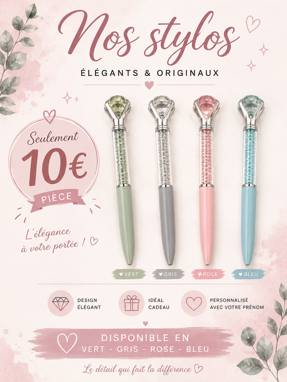 Stylos personnalisés