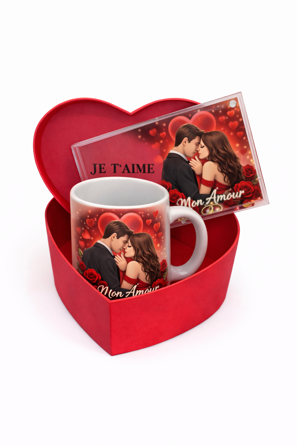 COFFRET ( Mug + cadre photo + boîte personnalisable)