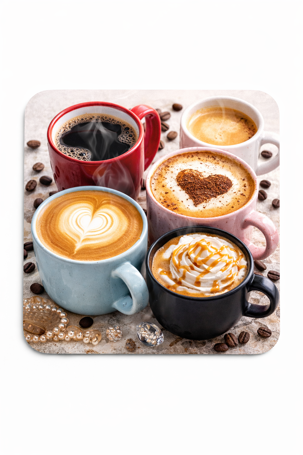 DESSOUS DE VERRE PERSONNALISABLE