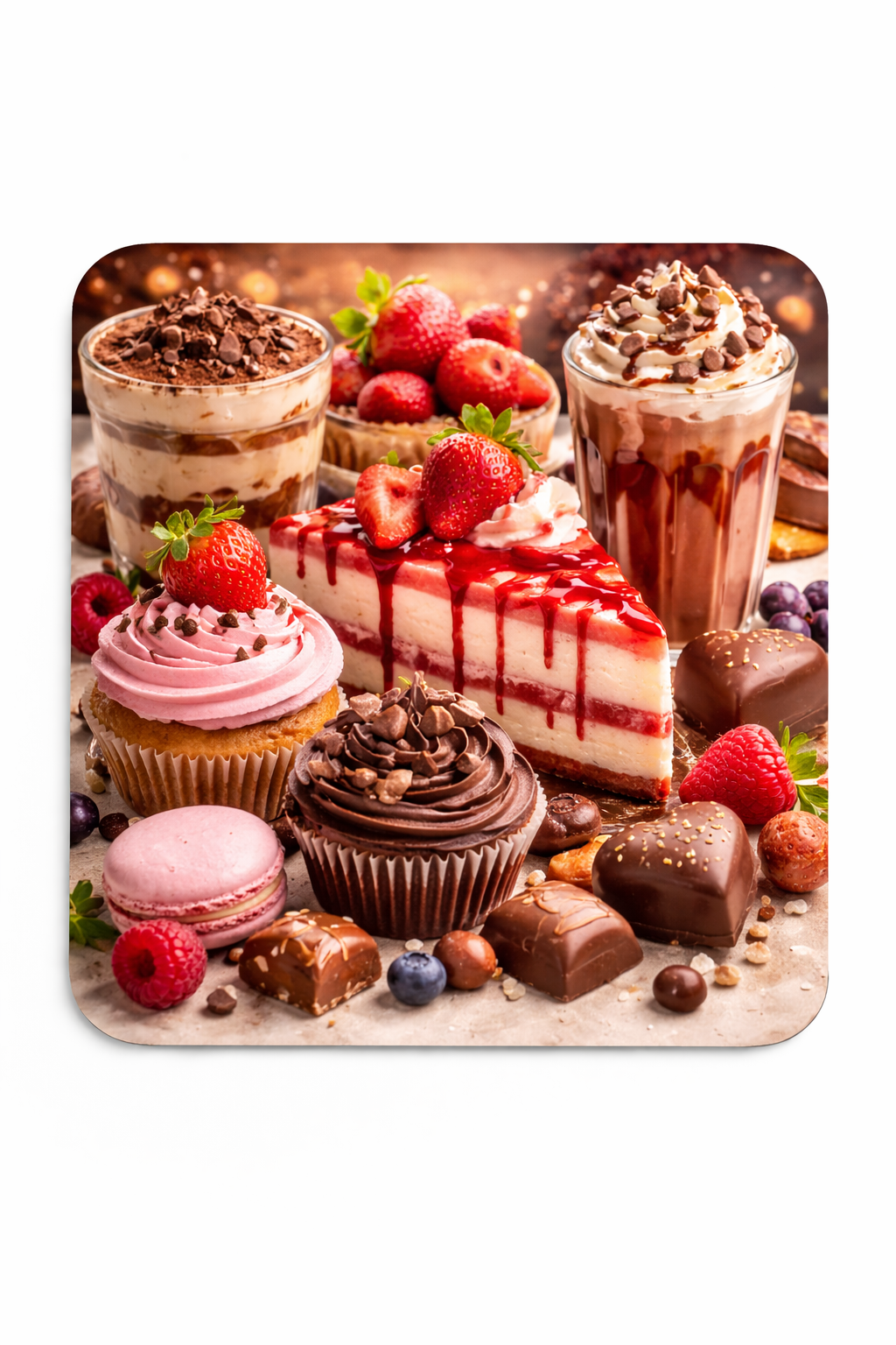 DESSOUS DE VERRE PERSONNALISABLE