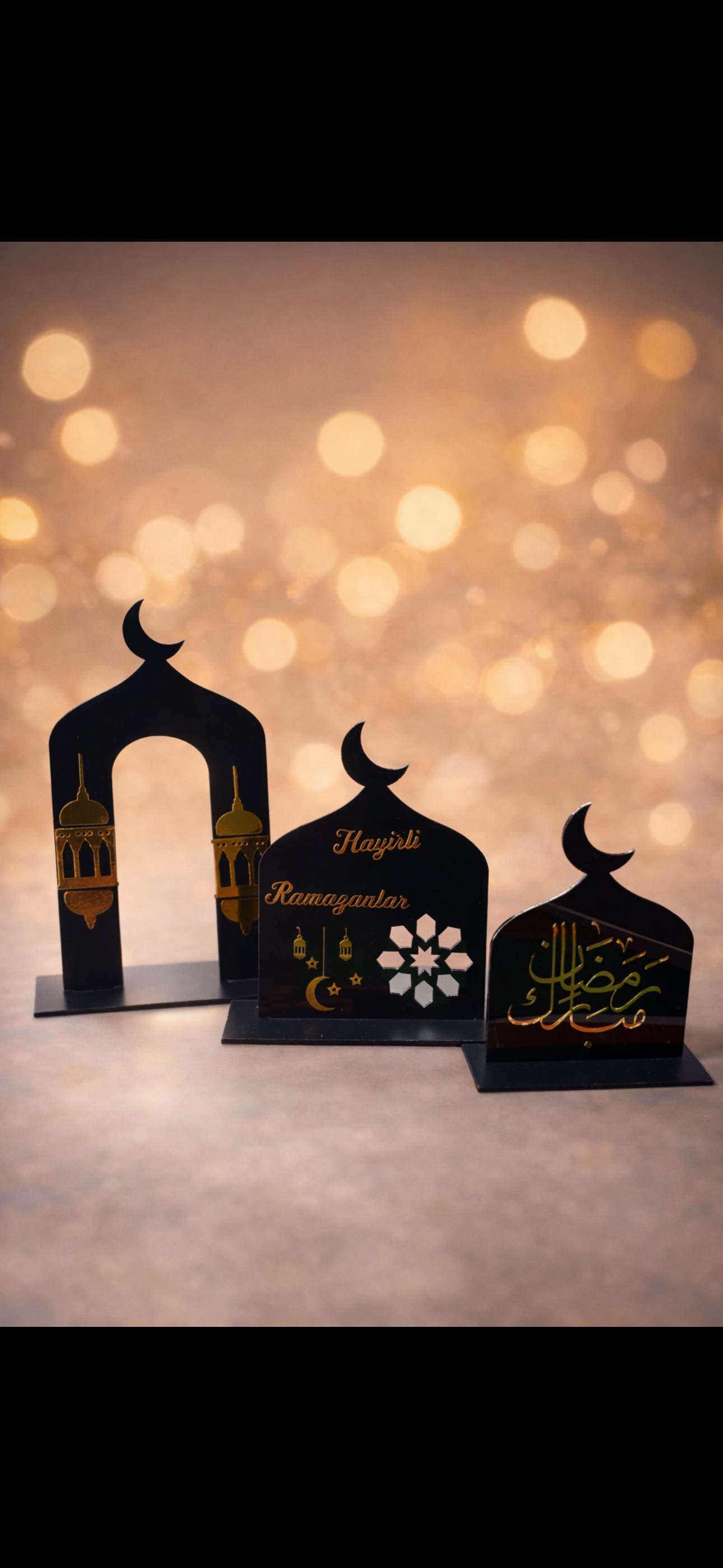 Décoration personnalisé 3 pièces