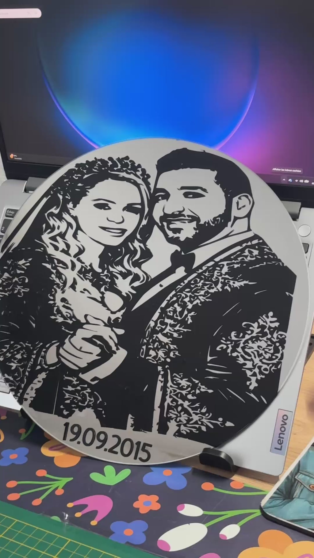 MIROIR PERSONNALISABLE