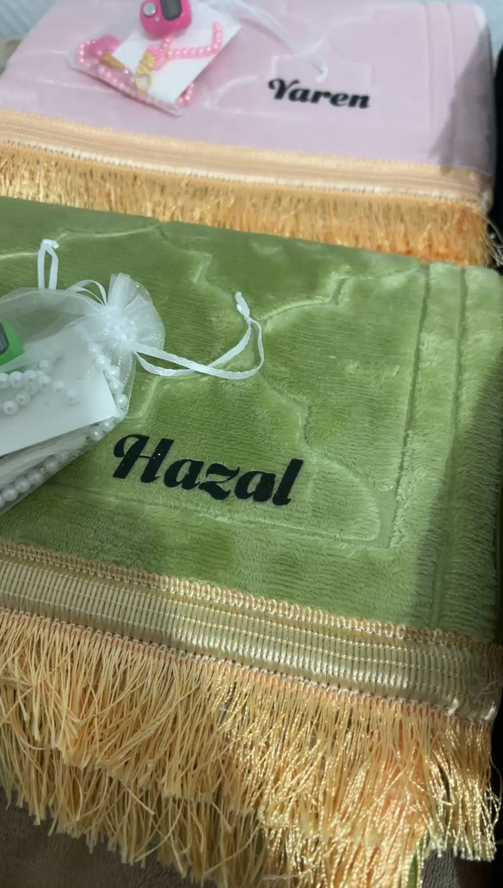 Tapis de prière personnalisable