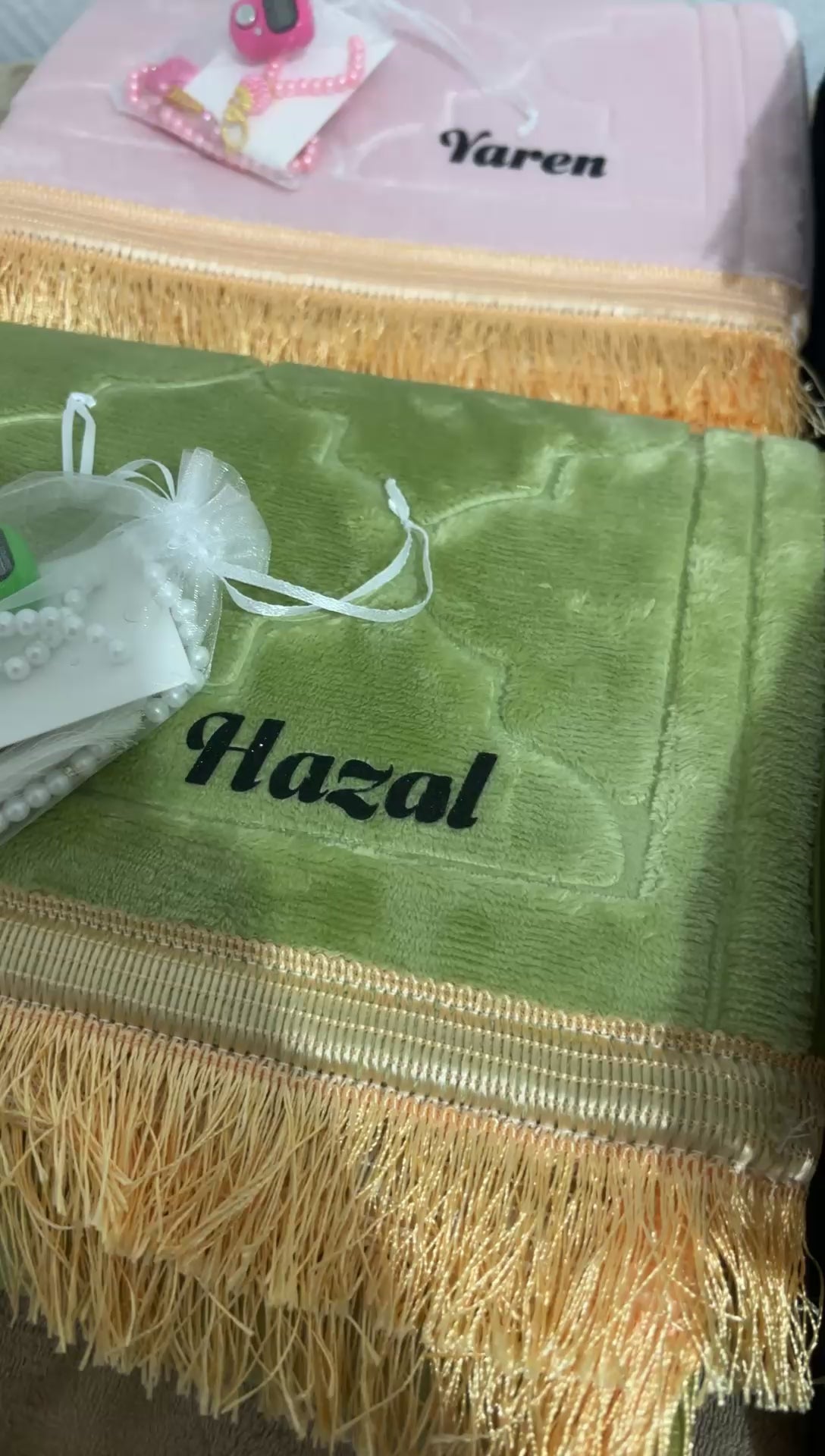 Tapis de prière personnalisable